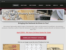 Tablet Screenshot of digitalhistoryarchive.com